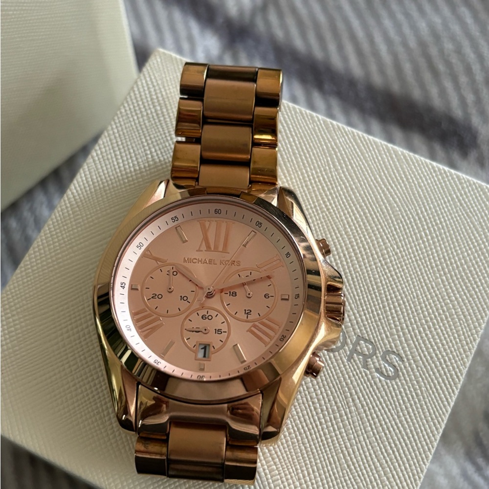 Michael Kors Rose Gold Watch 43MM